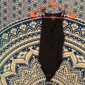 American eagle body suit size medium in navy blue